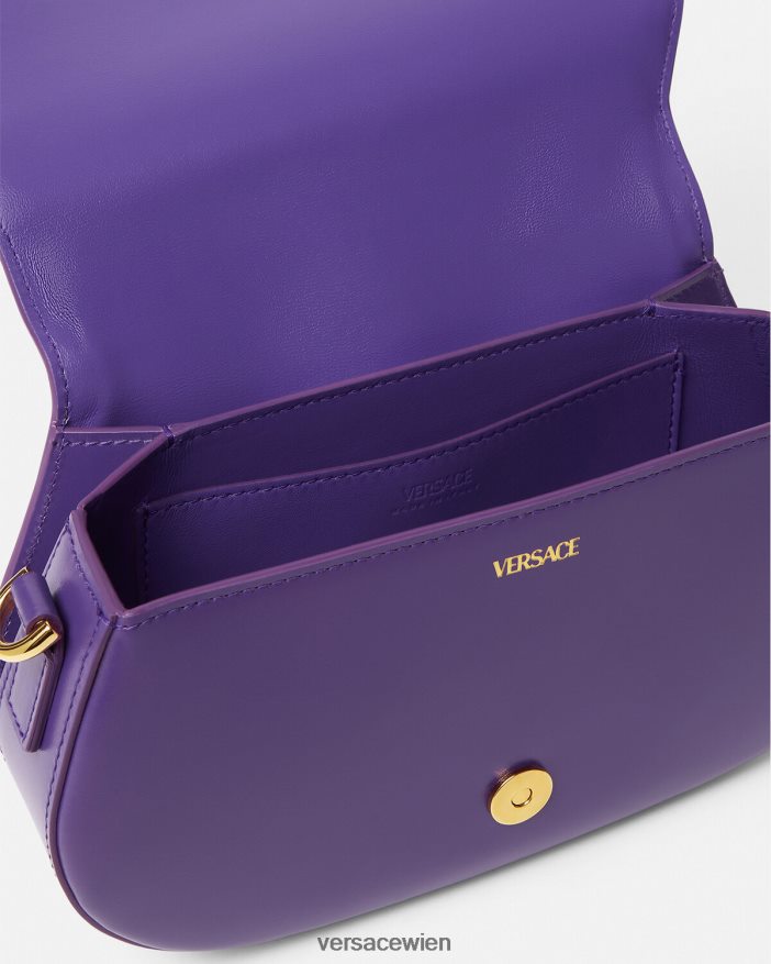 violett Greca-Göttin-Umhängetasche Versace Frauen Taschen 8N4XJD264