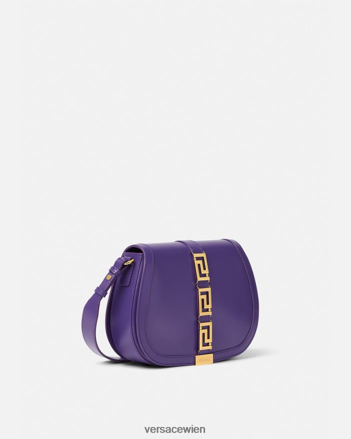 violett Greca-Göttin große Umhängetasche Versace Frauen Taschen 8N4XJD271